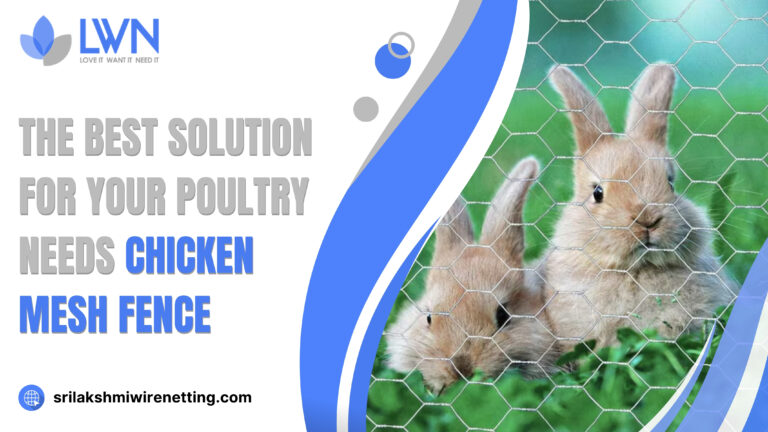 Lakshmiwirenetting - Best fencing - The Best Solution for Your Poultry Needs Chicken Mesh Fence 1